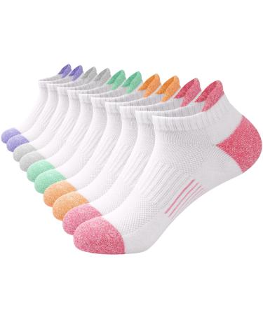 Ilovdaisy sneaker socks women sports socks 35-38/39-42 5 pairs of sneakers socks running socks breathable short ankle socks made of cotton 35-38 5 multicolored