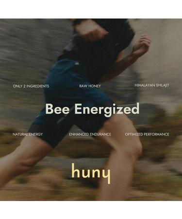 HUNY Bee Energized with Shilajit Honey Sticks | 85+ Trace Minerals for Clean Energy, Focus & Immune Support | Pure Himalayan Shilajit for Men & Women | 30 Count (Pack of 1) - Buy Online on GoSupps.com