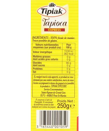 Tipiak Tapioca Express for soups and desserts 250 g - Buy Online on GoSupps.com