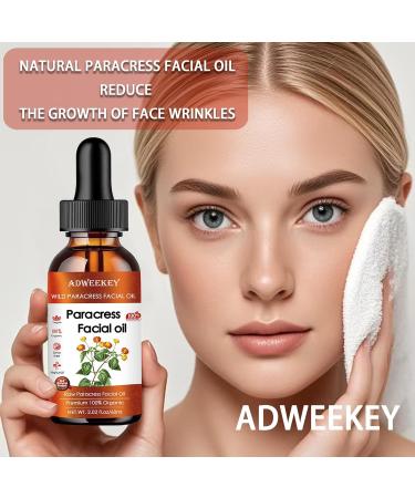 100% Pure Organic Paracress Facial Oil - Anti-Aging Moisturizing Essential with Spilanthes Acmella Oleracea Flower & MCT Oil for Wrinkle Reduction Hydration Brightening and Skin Glow 2.02 fl.oz - Buy Online on GoSupps.com