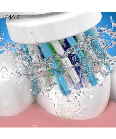 Oral-B Smart 7 7000N Blue Electric Rechargeable Toothbrush and Oral-B Cross Action 4ct + Refills - Buy Online on GoSupps.com
