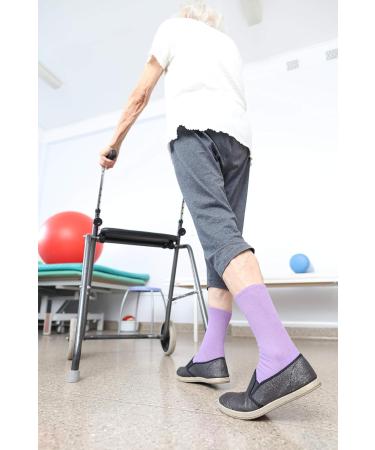 Diabetic Elastic Cotton Socks for Swollen Feet | 8 Pairs | Mens & Womens 8-9.5 | Multicoloured - Buy Online on GoSupps.com