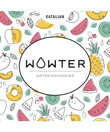 Wowter by AMZ Better - Mango Flavor Water Powder Sugar-Free Calorie-Free Gluten & GMO Free 24 Sachets (2 Pack) - Made in Italy - Buy Online on GoSupps.com