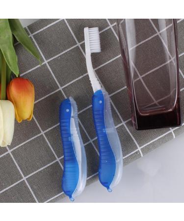 Outdoor Flip Toothbrush | Portable Folding Toothbrush for Travel | Manual Dental Care for Camping Vacations & Short Trips - Buy Online on GoSupps.com