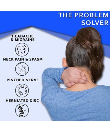 Cervical Neck Traction Device by EverRelief - Inflatable Collar for Instant Neck & Shoulder Decompression - FDA Registered Support Brace for Neck Pain Relief - Buy Online on GoSupps.com