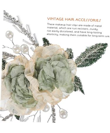 minkissy Hair Clips Hair Barrettes Hair Jewelry Bride Hair Accessory Bride Headpiece Bride Accessories Headpiece for Bride Hair Accessories Wedding Rhinestones Bridesmaid Manual Issue Card - Buy Online on GoSupps.com