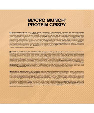 Macro Munch Crispy Bars Salted Caramel - Box of 12 | Healthy Snack | International Shipping - Buy Online on GoSupps.com