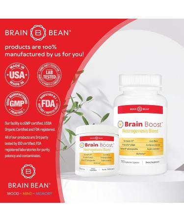 Brain Boost Capsules | with Curcumin Cordyceps Hericium Ceylon Cinnamon Purified Shilajit and Ashwagandha | 30 Servings - Buy Online on GoSupps.com