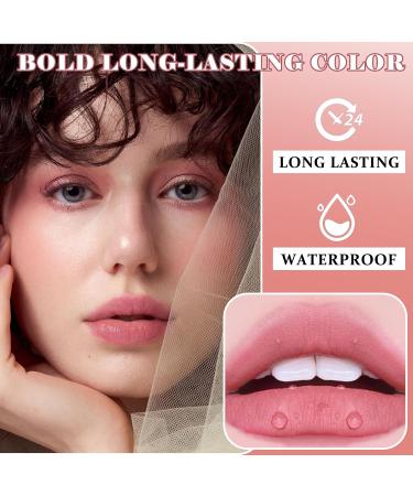 AWCCXMYM 3Pcs Matte Nude Lipstick Set - Long Lasting Waterproof Velvet Lip Stain for Women - Buy Online on GoSupps.com