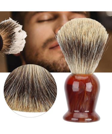 Luxury Men's Shaving Brush with Resin Handle | Professional Beard Shaving Tool for a Superior Grooming Experience - Buy Online on GoSupps.com