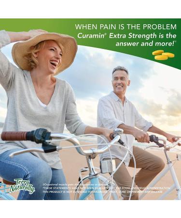 Terry Naturally Curamin Extra Strength (2 Pack) - 120 Vegan Tablets - Natural Pain Relief with Curcumin & Boswellia - Buy Online on GoSupps.com
