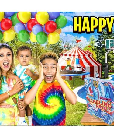 DADDY BRO Marble Painting Kit - Arts and Crafts for Ages 6-12 | Best Tween Paint Gift for Kids 4-10 | Marbling Paint Art Set - Buy Online on GoSupps.com