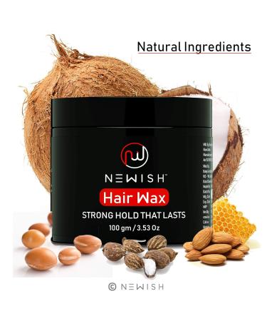 Buy Newish Natural Hair Wax for Men - Stylish Restyling & Matte Texture Clay (100g) | International Shipping - Buy Online on GoSupps.com