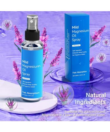 Magnesium Oil Spray Body Massage Lotion Set for Feet & Sleep - Extra Strength Natural Ingredient & Fast Absorbent Relief & Relaxation Muscle Health Leg & Joint Care - Buy Online on GoSupps.com