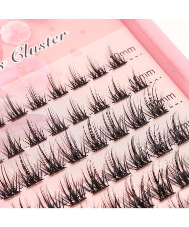 Bodermincer D Curl DIY Clusters Eyelash Extension Segmented Lashes Bundle - 120 Volume Natural Eyelashes (10-12-14-16mm Mix) - Buy Online on GoSupps.com