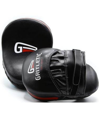 GRITLETIC Curved Adjustable Boxing Mitts - Martial Arts Training Equipment for Men, Women, and Kids - Buy Online on GoSupps.com