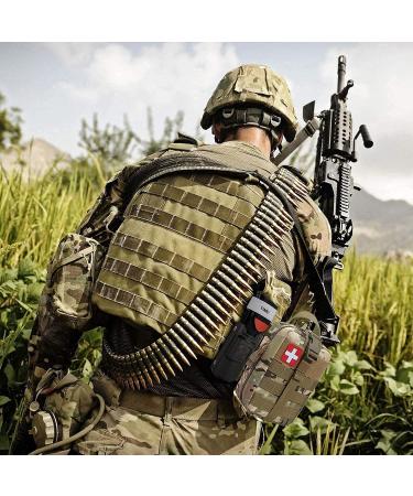IFAK Trauma Kit with Tourniquet - Military Medical First Aid for Camping and Hiking (Camouflage) - Buy Online on GoSupps.com