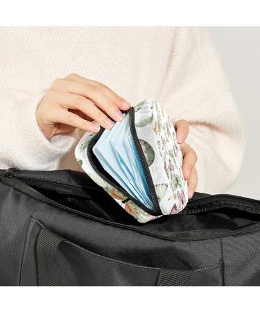 Portable Butterfly Print Sanitary Napkin Storage Bag - Period Kit Pouch for Menstrual Cup, Nursing Pads, Tampons - Color 14 - Buy Online on GoSupps.com