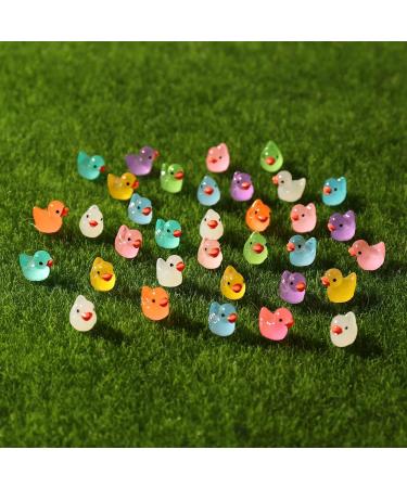 Buy Tiopeka Mini Duck Figures - 100 Colorful Tiny Resin Ducks for DIY Projects Aquariums Gardens & Dollhouses | Perfect Decor & Gift Ideas - Buy Online on GoSupps.com