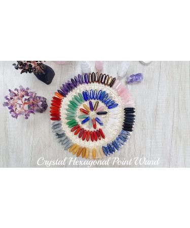 ZHIYUXI 10 Pcs Obsidian Crystal Points - Natural Quartz Gemstone Healing Crystals - Buy Online on GoSupps.com