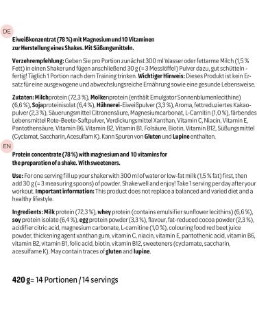 Pretty Woman Daily Glow Protein Powder for Women - Peachy Buttermilk Low Carb Shake with Vitamins Minerals Biotin & Folic Acid - Only 0.5g Sugar per Portion - 420g International Shipping Available - Buy Online on GoSupps.com