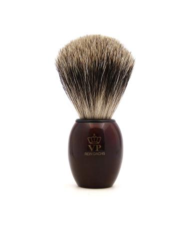 Royal VP Premium shaving brush finest quality with silvertip badger - synthetic resin handle tortoiseshell