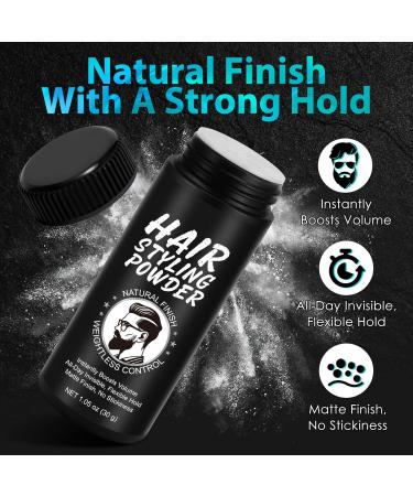 Poudre de coiffure de cheveux poudre de texture volumetrice pour hommes et femmes coiffure naturelle mate - anti-collant - 24 heures pour tous les types de cheveux - Buy Online on GoSupps.com