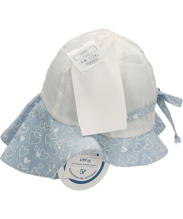 Buy Sterntaler Girls Sun Hat Herzis Hat 45 - Light Blue | Stylish & UV Protection for Kids - Buy Online on GoSupps.com