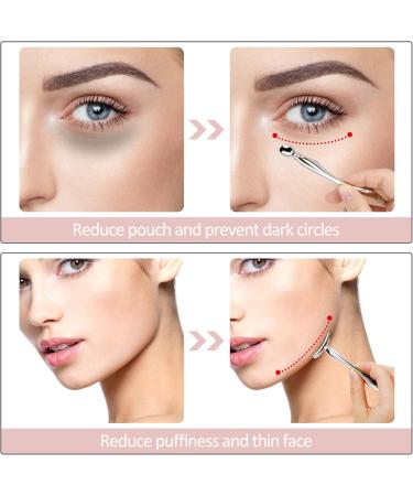 Premium Eye Cream Applicator & Massage Stick | 4-Piece Anti-Aging Facial Care Tool Set - International Shipping Available - Buy Online on GoSupps.com