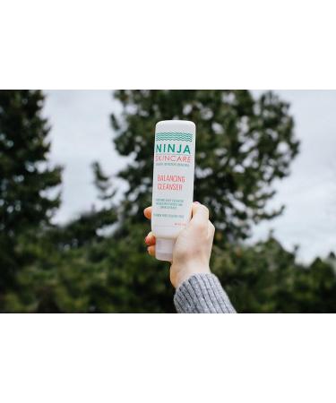 Ninja Balancing Cleanser - Sulfate & Paraben Free Facial Cleanser with White Oak Bark Extract | pH Restoring Non-Irritating Formula | 5.5 OZ - Buy Online on GoSupps.com