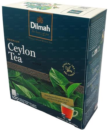 Dilmah Premium Ceylon Tea (200g) Individually Wrapped 100 Tea Bags - Buy Online on GoSupps.com
