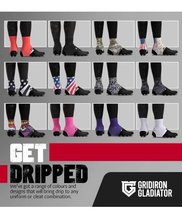 Camo Gridiron Gladiator Cleat Covers - Football, Soccer, Baseball & Softball Spats - Buy Online on GoSupps.com