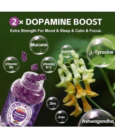 Well&Whole Grass Fed Beef Liver Gummies and Dopamine Supplements for Mood Focus and Energy - Buy Online on GoSupps.com