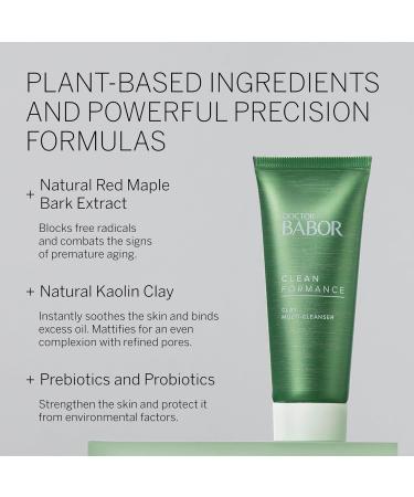 Doctor Babor Clay Multi-Cleanser 50ml - Vegan Formula Gentle Cleanser & Mask for All Skin Types with Pre/Probiotics - Buy Online on GoSupps.com