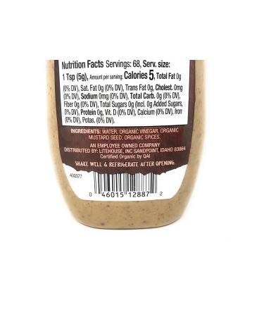 ORGANICVILLE Organic Salt Free Mustard 12 oz - Buy Now for a Healthy Flavor Boost - Buy Online on GoSupps.com