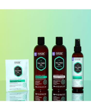 HASK TEA TREE Revitalizing Deep Conditioner - 6 Pack for All Hair Types Color Safe Gluten Free Sulfate & Paraben Free - International Shipping Available - Buy Online on GoSupps.com