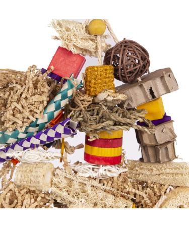 HappyBird Shred Clutter Toy - Best Shredder for Parakeets & Small Parrots | Chewing Fun for Happy Birds - Buy Online on GoSupps.com