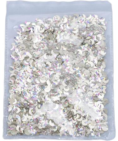 Moon Rhinestone Nail Art Set Glittering Secured Fit Trendy DIY Jewelry for Women Easy Application ABS Material - Buy Online on GoSupps.com