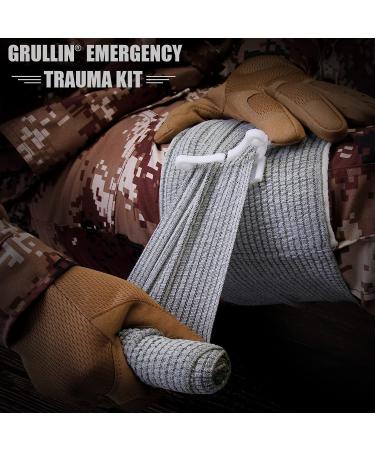 GRULLIN IFAK Trauma First Aid Kit - Military MOLLE Survival Kit for Adventure Travel and Outdoor Activities - Buy Online on GoSupps.com