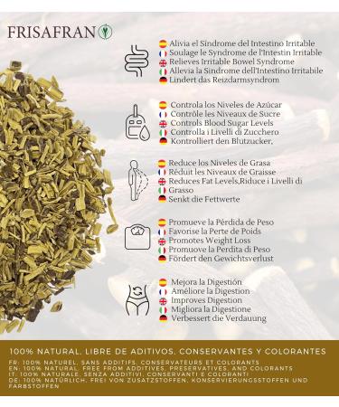 FRISAFRAN Palo Corte Licorice Infusion Sliced licorice root tea Digestion Detox licorice infusion licorice infusion Licorice Licorice root Directly from the producer 200g - Buy Online on GoSupps.com