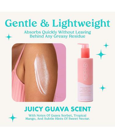Guava Hydrating Body Milk Lotion with Shea Butter & Chamomile | Coconut-Oil Infused, Ultra-Hydrating Formula | Tropical Mango & Sweet Nectar Scent | Vegan & Cruelty-Free - Buy Online on GoSupps.com
