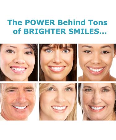 Watts Power 35% Teeth Whitening Gel Set - 8 x 10ml Gels + FCP Enamel Gel - Dual Action for Surface & Deep Stains - 80ml - USA Made - Buy Online on GoSupps.com