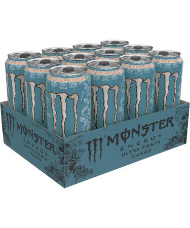 Monster Energy Zero Ultra Fiesta 473mL Cans Pack of 12 & Khaotic 473 mL (Pack of 12) Orange - Buy Online on GoSupps.com