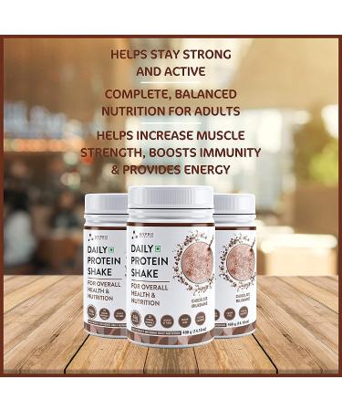 Goldy Daily Protein Shake - 118 Kcal 25 Vitamins for Men & Women - Chocolate Flavor - 400g - Buy Online on GoSupps.com