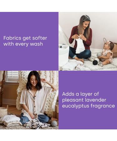 Dropps Lavender Eucalyptus Fabric Softener Pods - 32 Count | Dye-Free, HE Safe & Gentle | Natural Mineral-Based Ingredients | Low Waste Packaging - 1 Pack - Buy Online on GoSupps.com