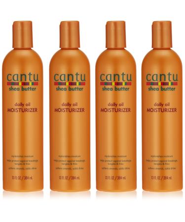 Cantu Shea Butter Daily Oil Moisturizer 13 Ounce (Pack of 4)
