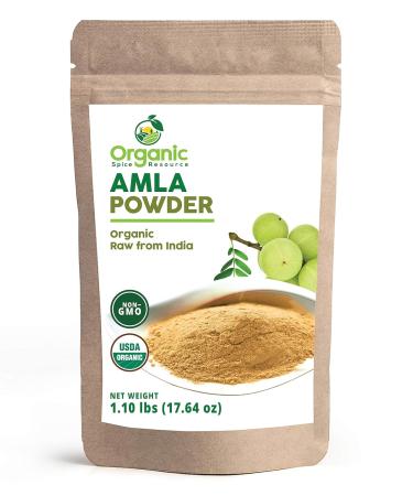 Organic Amla Powder | 1 lbs (16oz) | Amalaki Non-GMO 100% Raw from India by SHOPOSR - Buy Online on GoSupps.com