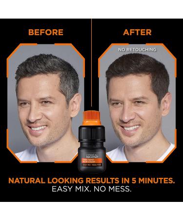 L'Oreal Paris Men Expert One Twist Mess Free Dark Brown Hair Color - Ammonia Free, Covers Grays, Easy Application - 1 Kit - Buy Online on GoSupps.com