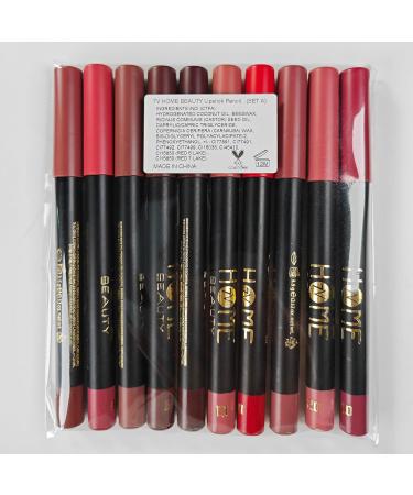 High Pigment Matte Lip Crayon Set - 10PCS Long Lasting Lip Liner & Lipstick Pencils | International Shipping Available - Buy Online on GoSupps.com