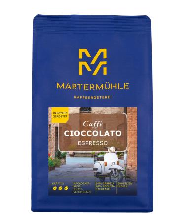 Marterm hle Marterm hle Cioccolato Strong Espresso Beans 500g | Arabica/Robusta | Aromas: macadamia nut milk chocolate | Gently roasted whole espresso beans low acidity